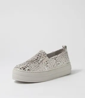 DJANGO & JULIETTE Sina Misty Multi Croc Leather Sneakers