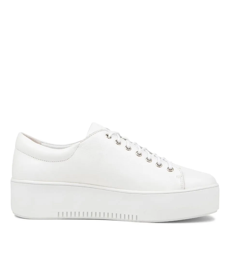 DJANGO & JULIETTE Wolfie White Leather Sneakers Ws