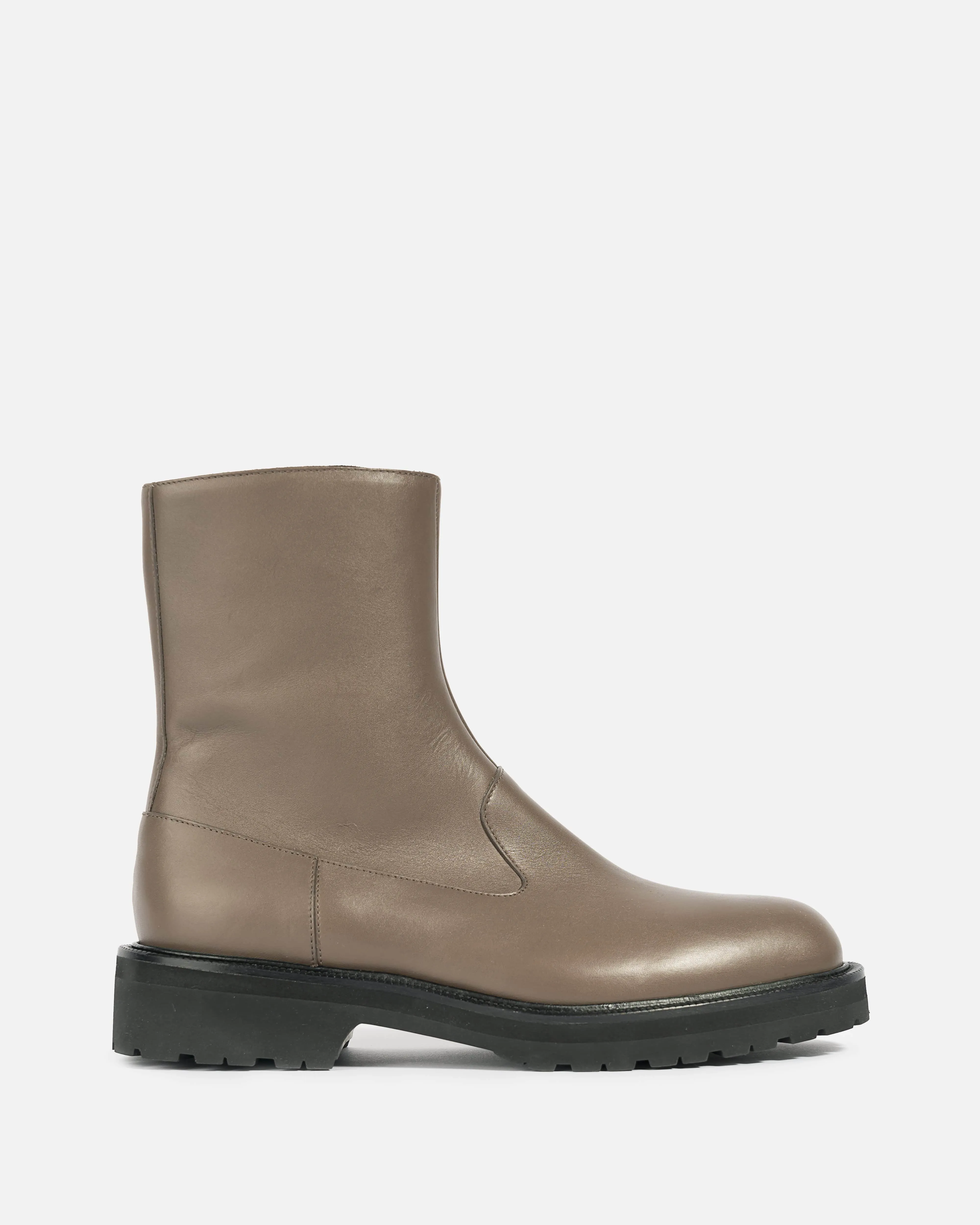 Dries Van Noten Side Zip Boot in Grey