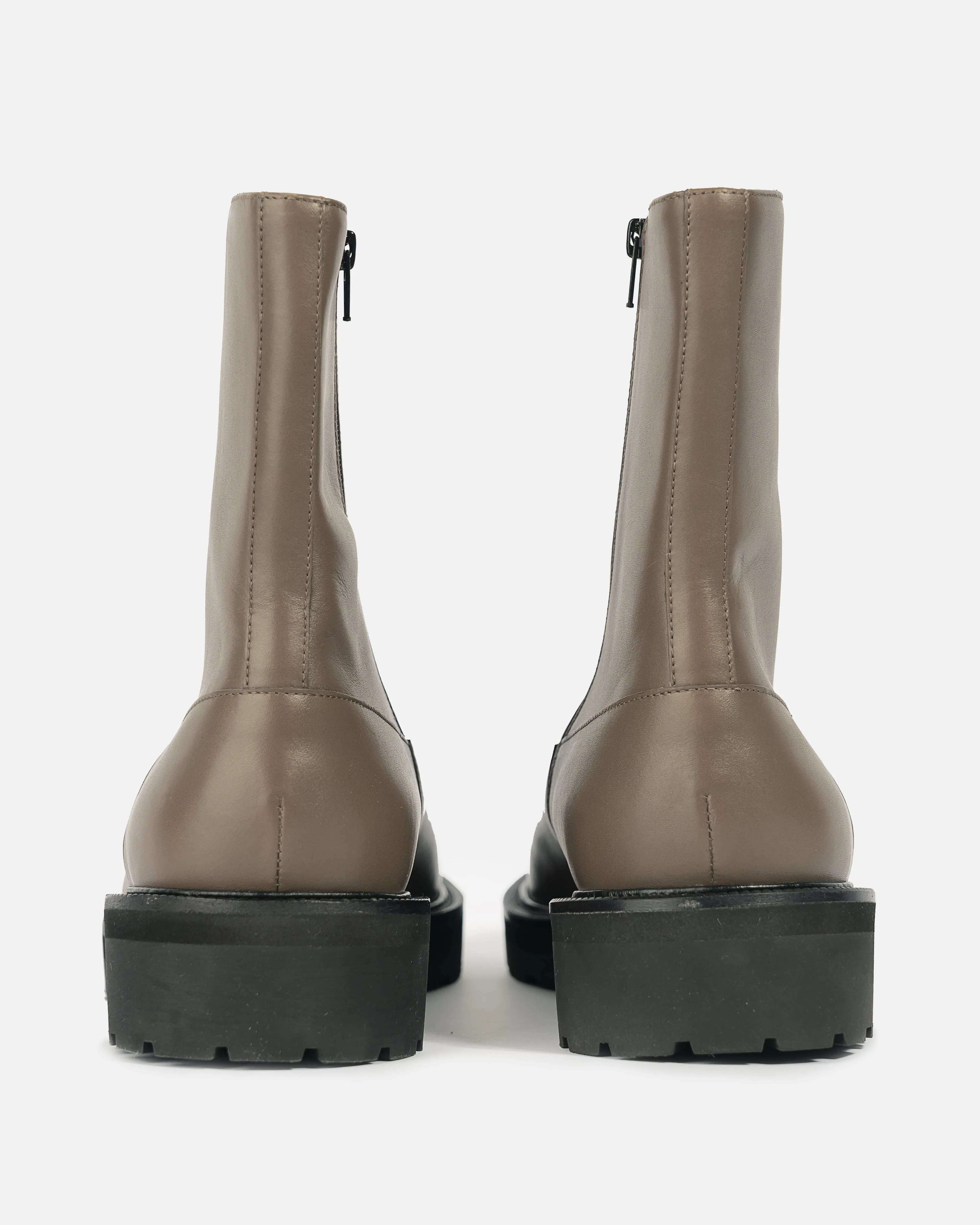 Dries Van Noten Side Zip Boot in Grey