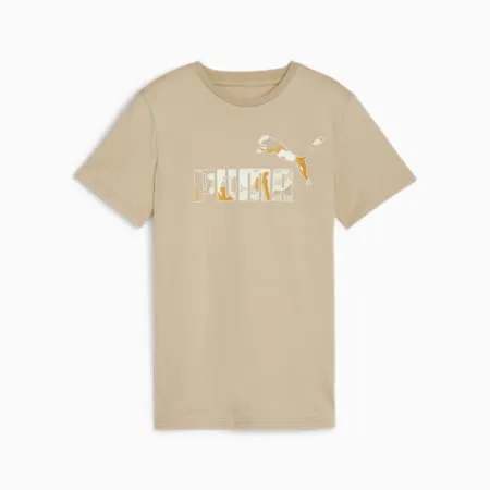 ESS+ CAMO Tee - Youth 8-16 years | Prairie Tan | PUMA Staff Picks | PUMA 