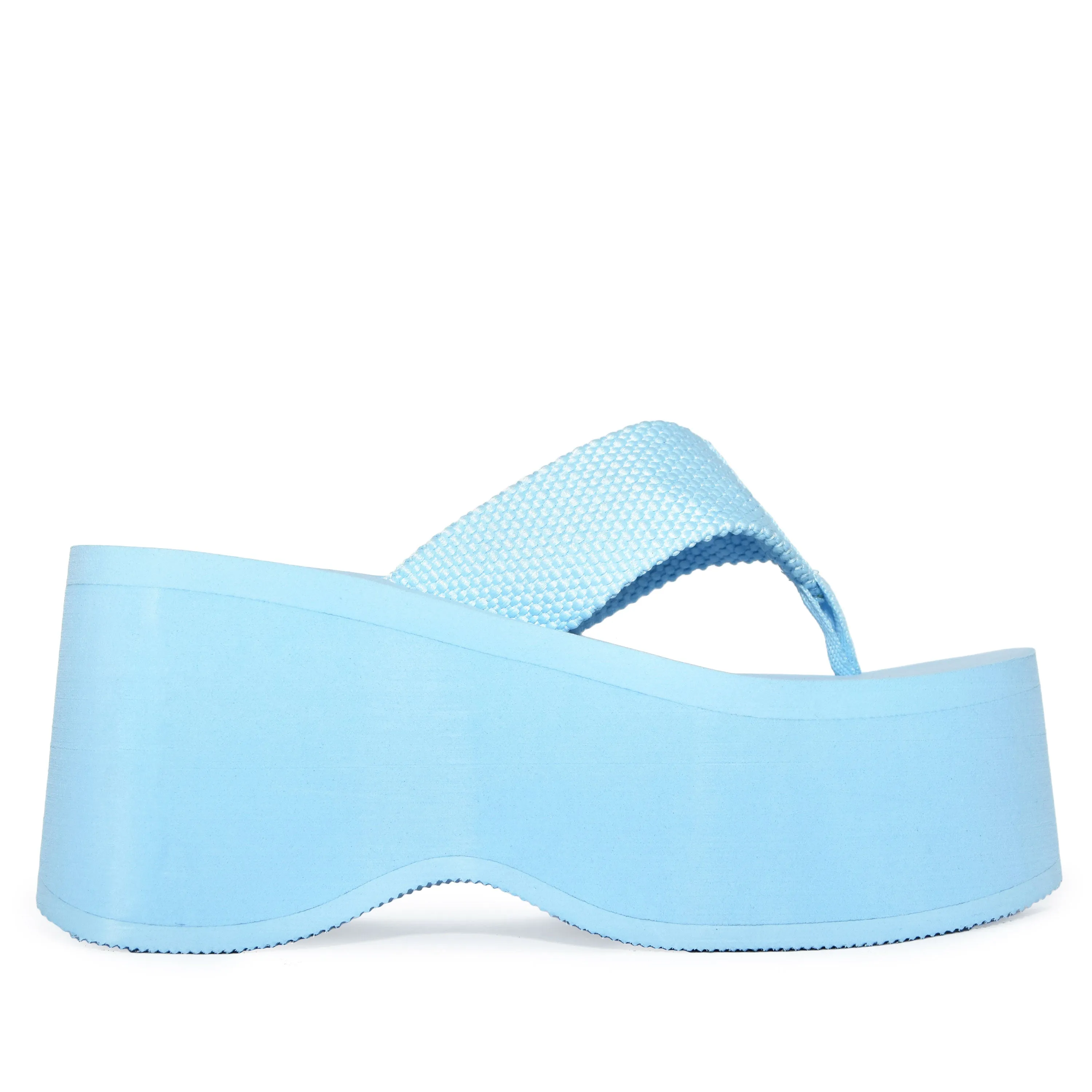 FELDA-01 Ultra-High Platform Wedge Foam Flip Flop Sandals