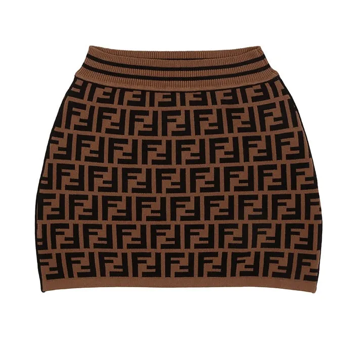 Fendi Skirt Zucca JFG070_AEYD_F15B6