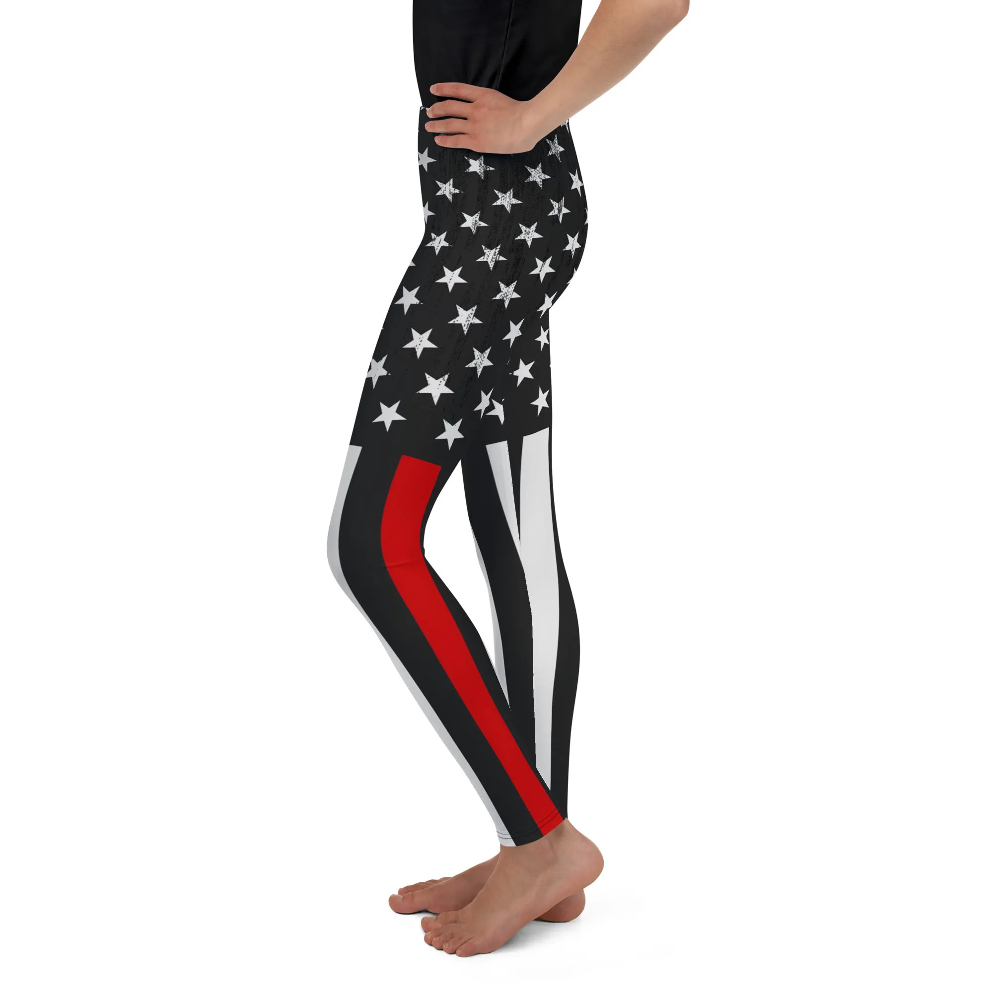 First Responder Firefighter Youth Leggings