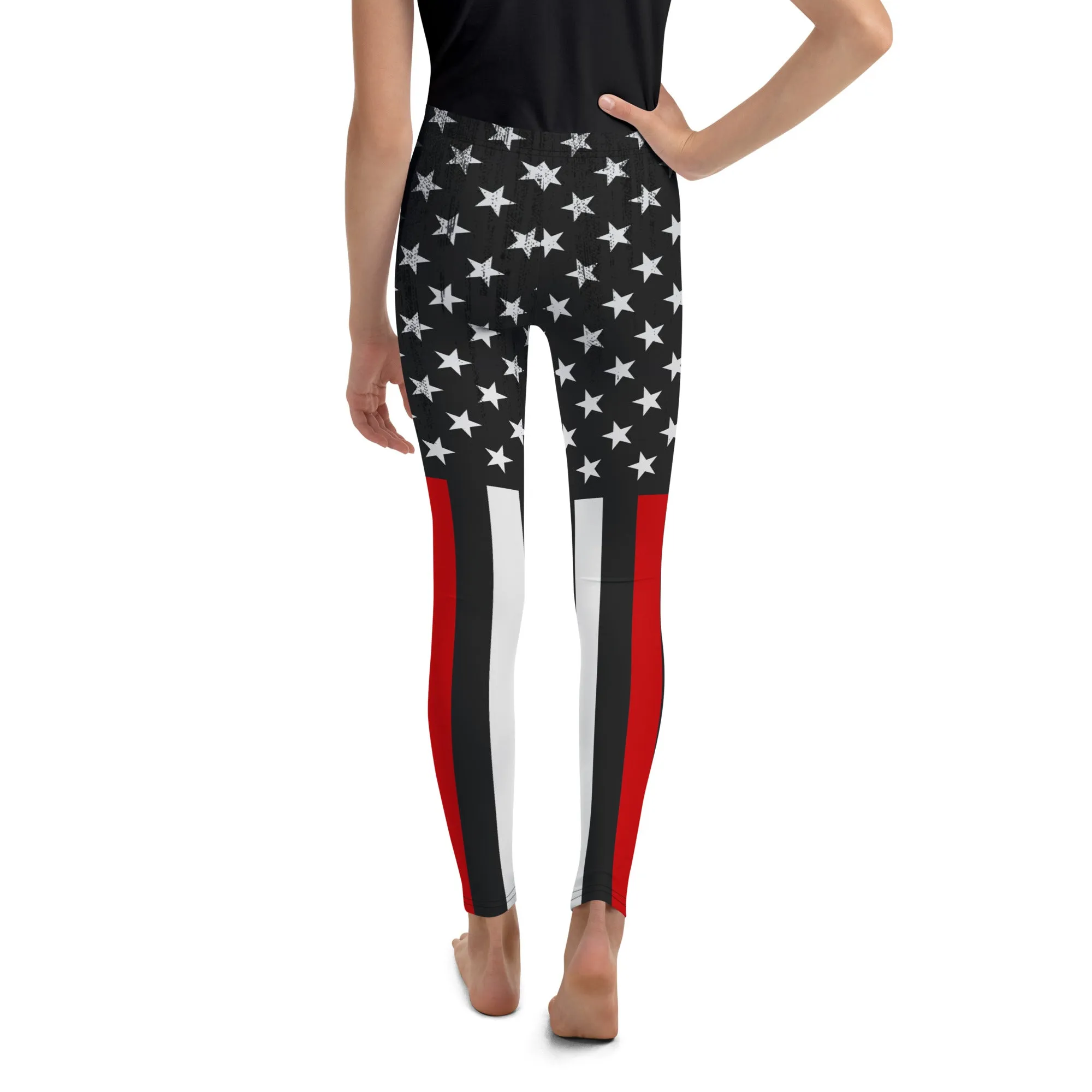 First Responder Firefighter Youth Leggings