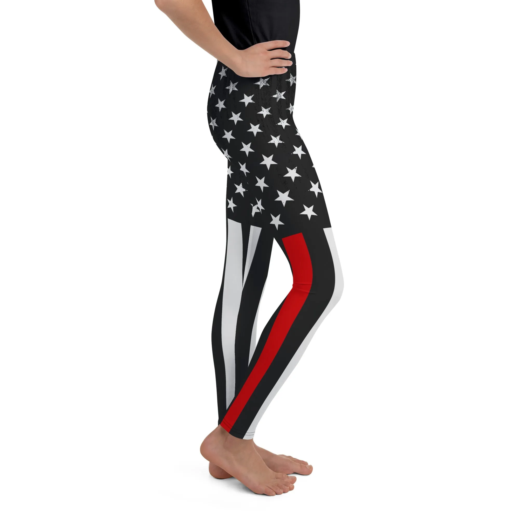 First Responder Firefighter Youth Leggings