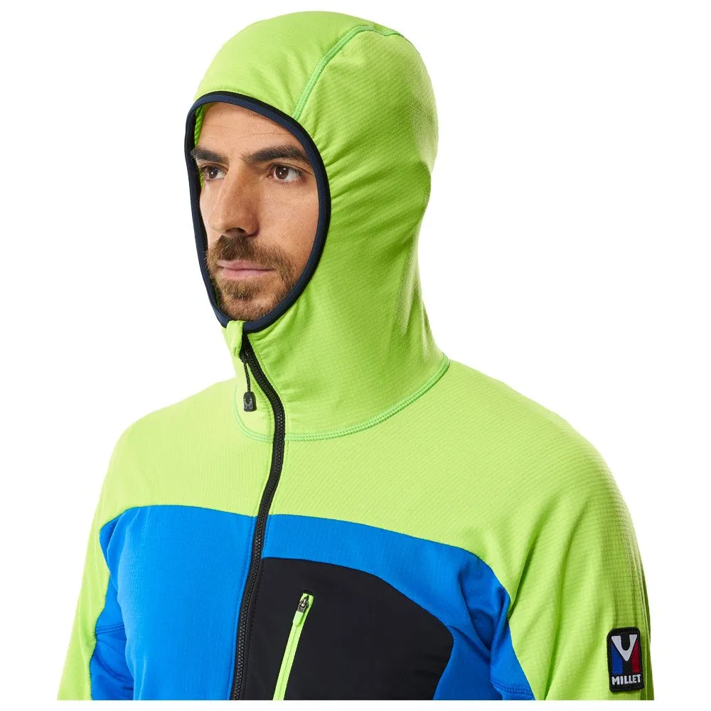 Fleece Millet ---Trilogy Lightgrid Hoodie Sky Diver Acid Green