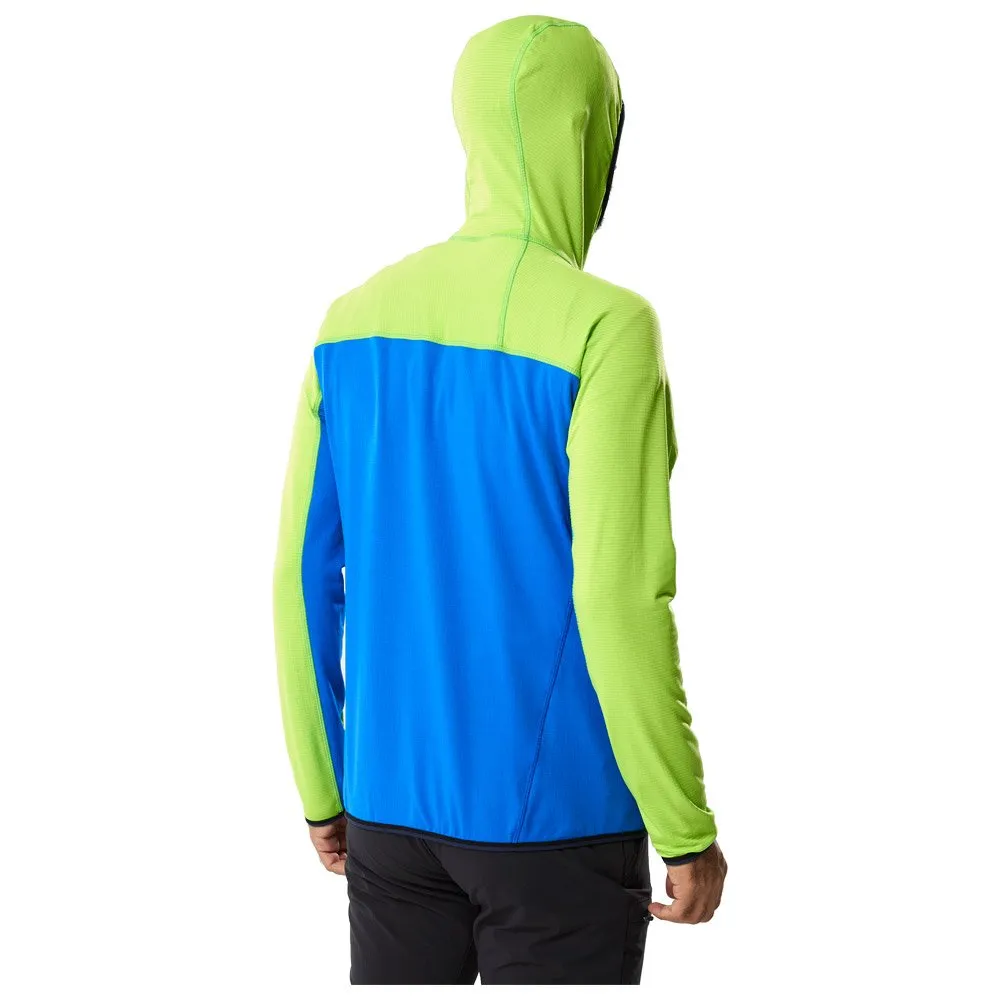 Fleece Millet ---Trilogy Lightgrid Hoodie Sky Diver Acid Green