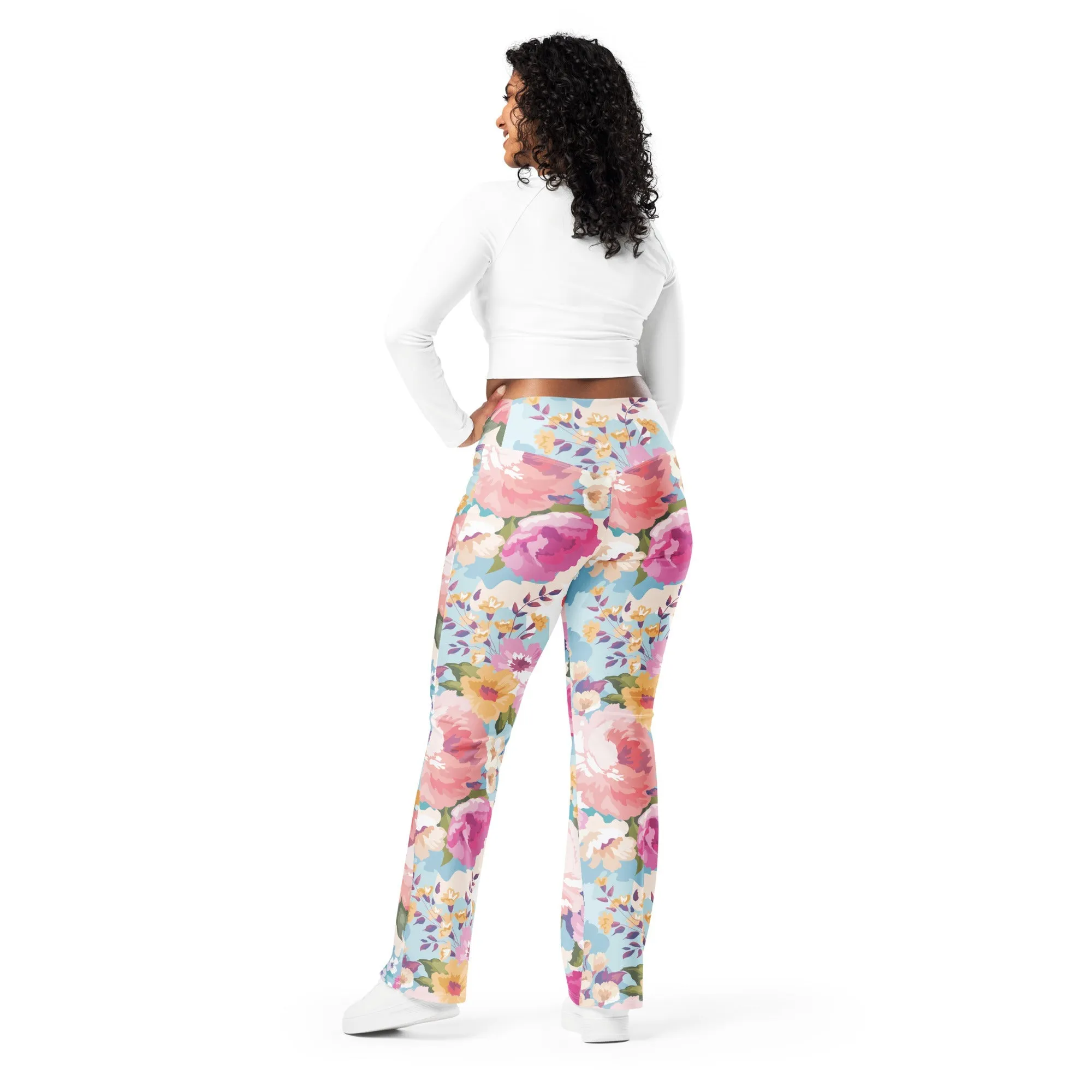 Flower Power Flare Leggings