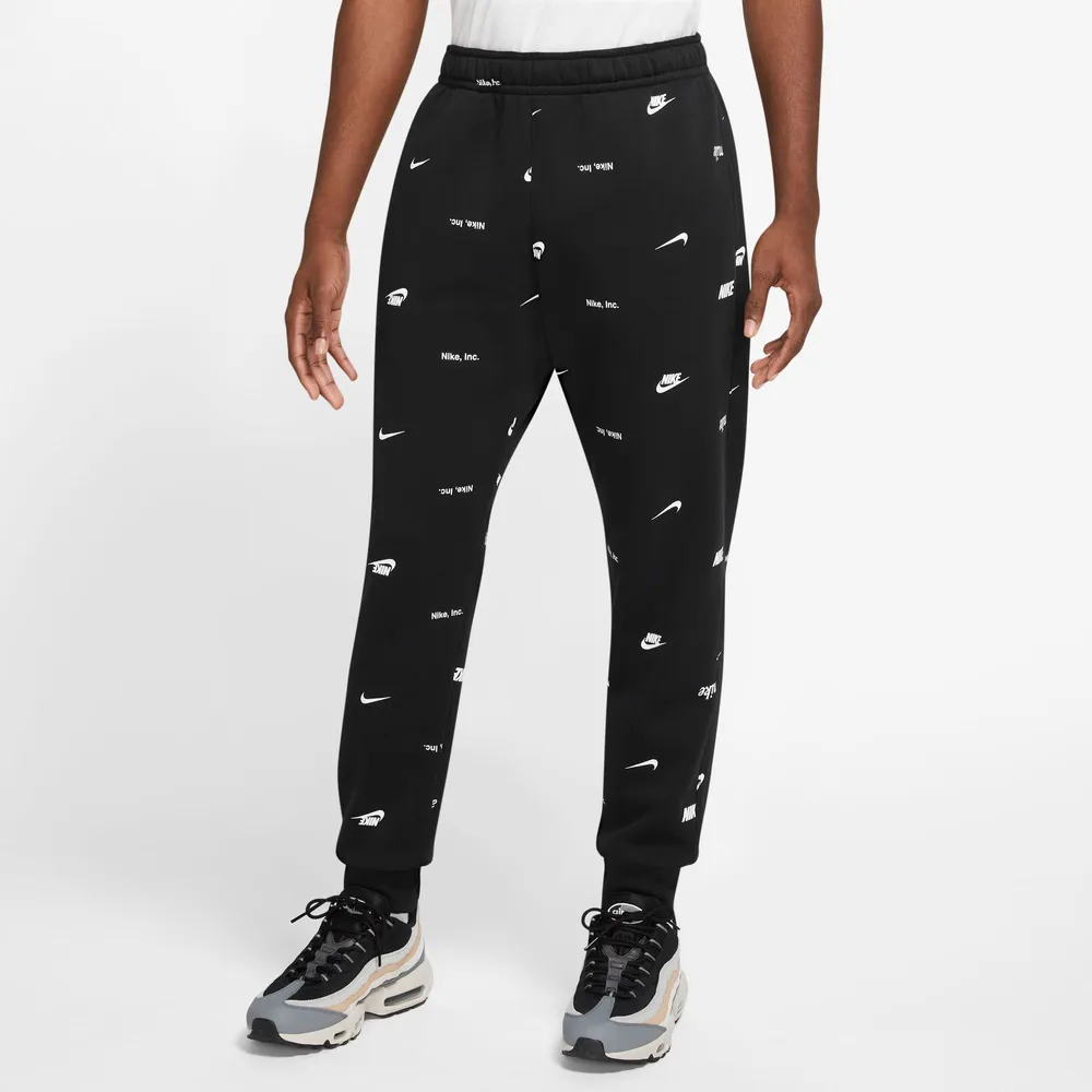 Foot Locker Nike Club Plus AOP Basketball Joggers  - Men's