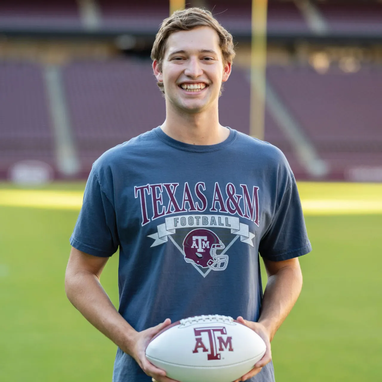 Football Helmet Short Sleeve - Anchor Slate