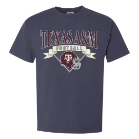 Football Helmet Short Sleeve - Anchor Slate