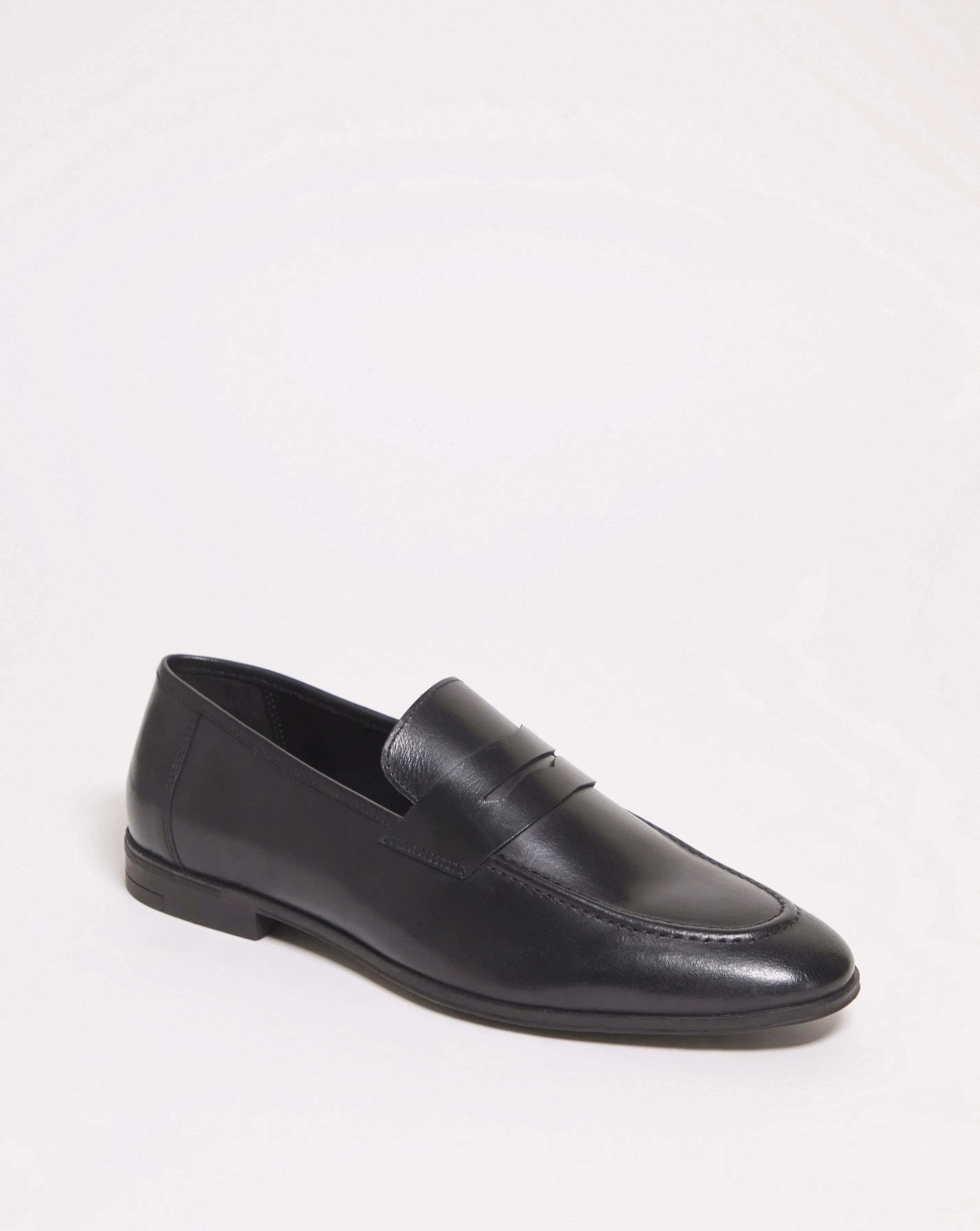 Formal Leather Penny Loafer Wide