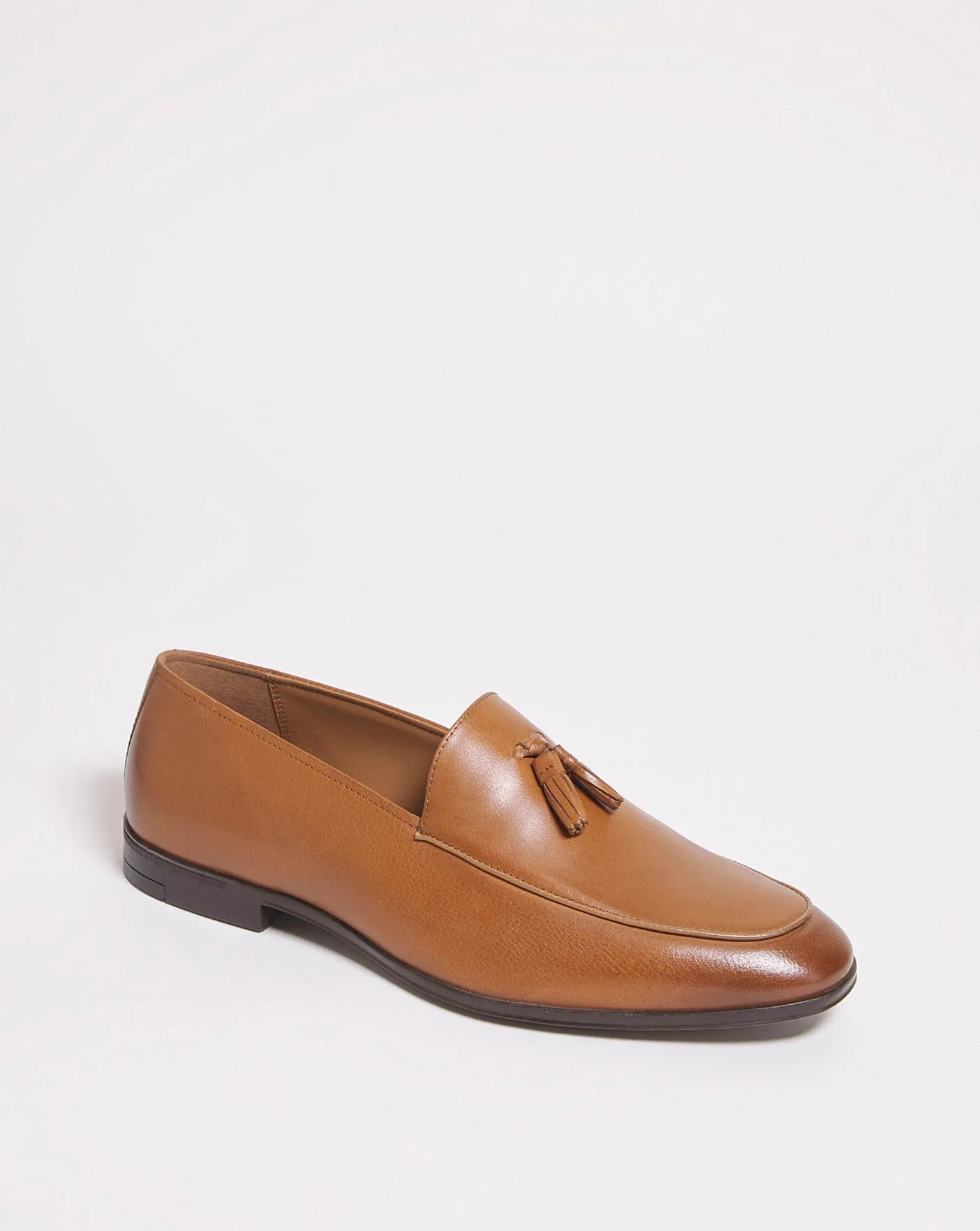 Formal Leather Tassle Loafer Wide