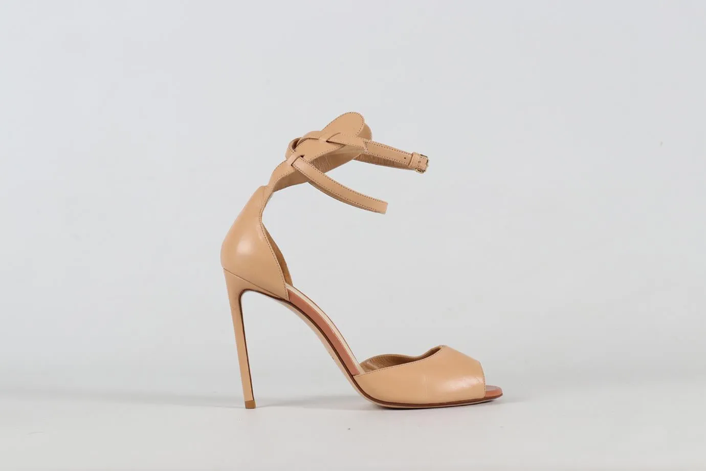 FRANCESCO RUSSO LEATHER SANDALS EU 38.5 UK 5.5 US 8.5