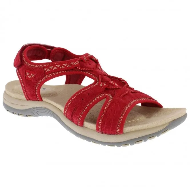 Free Spirit  Womens Fairmont Poppy Elasticated Riptape Sandals 40528