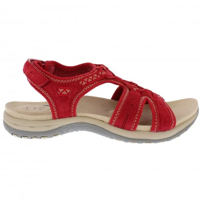 Free Spirit  Womens Fairmont Poppy Elasticated Riptape Sandals 40528