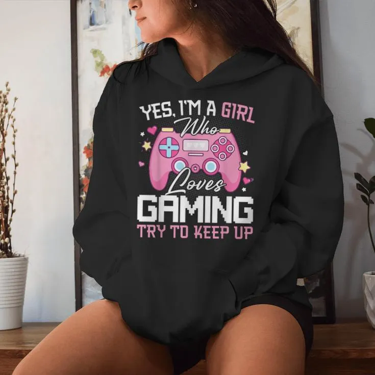 Gamer Girl Video Games Gaming Girls Women Hoodie