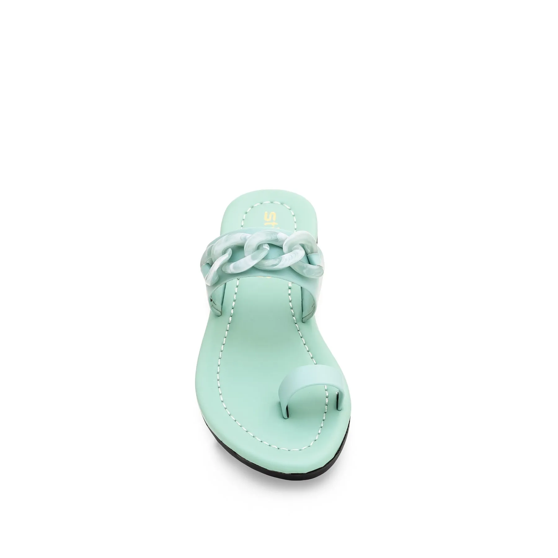 Girls Aqua Green Formal Slipper KD5402