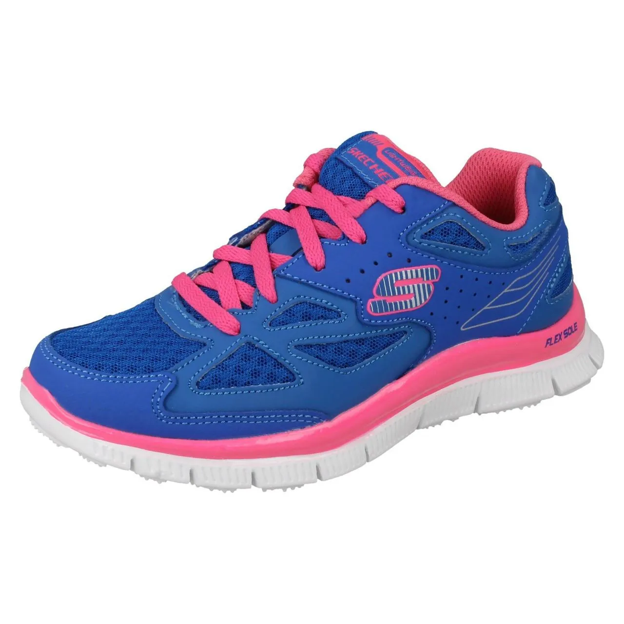 Girls Skechers Memory Foam Trainers Align 81895