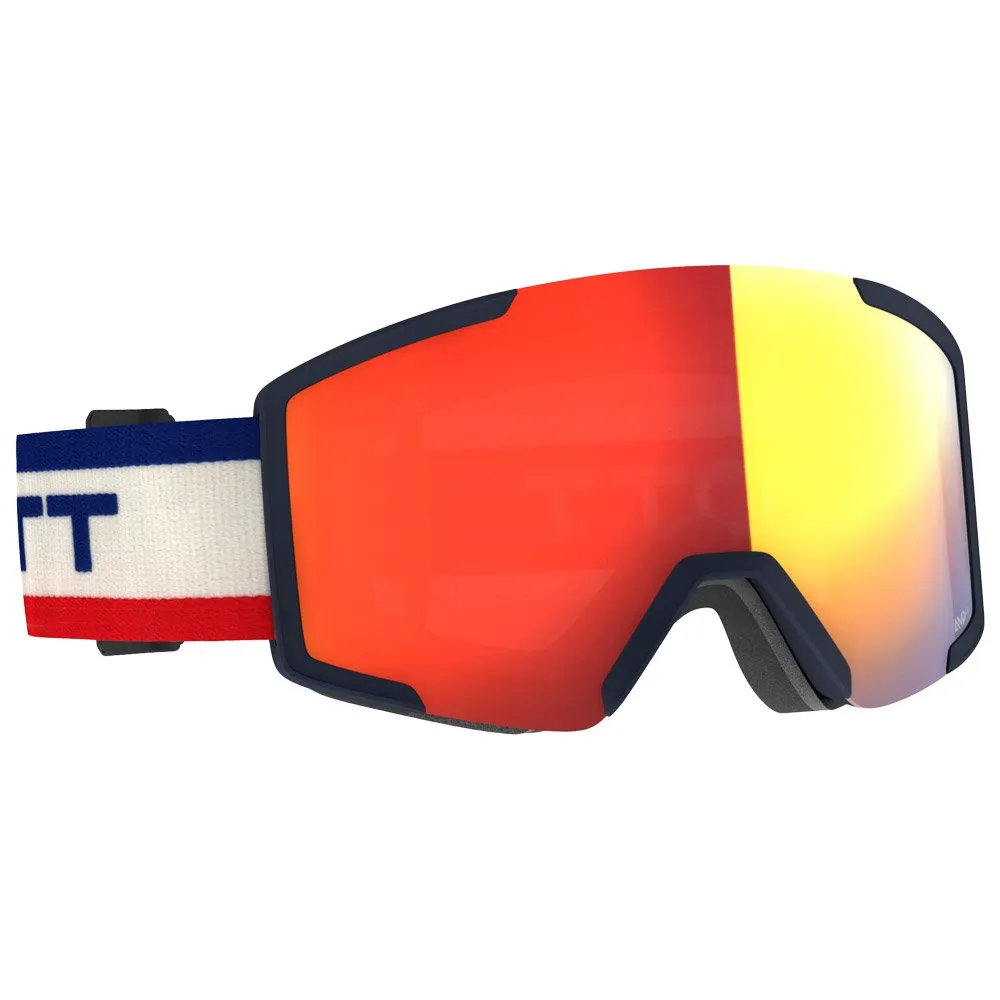 Goggles Scott ---Shield Beige Blue Light Sensitive Red Chrome