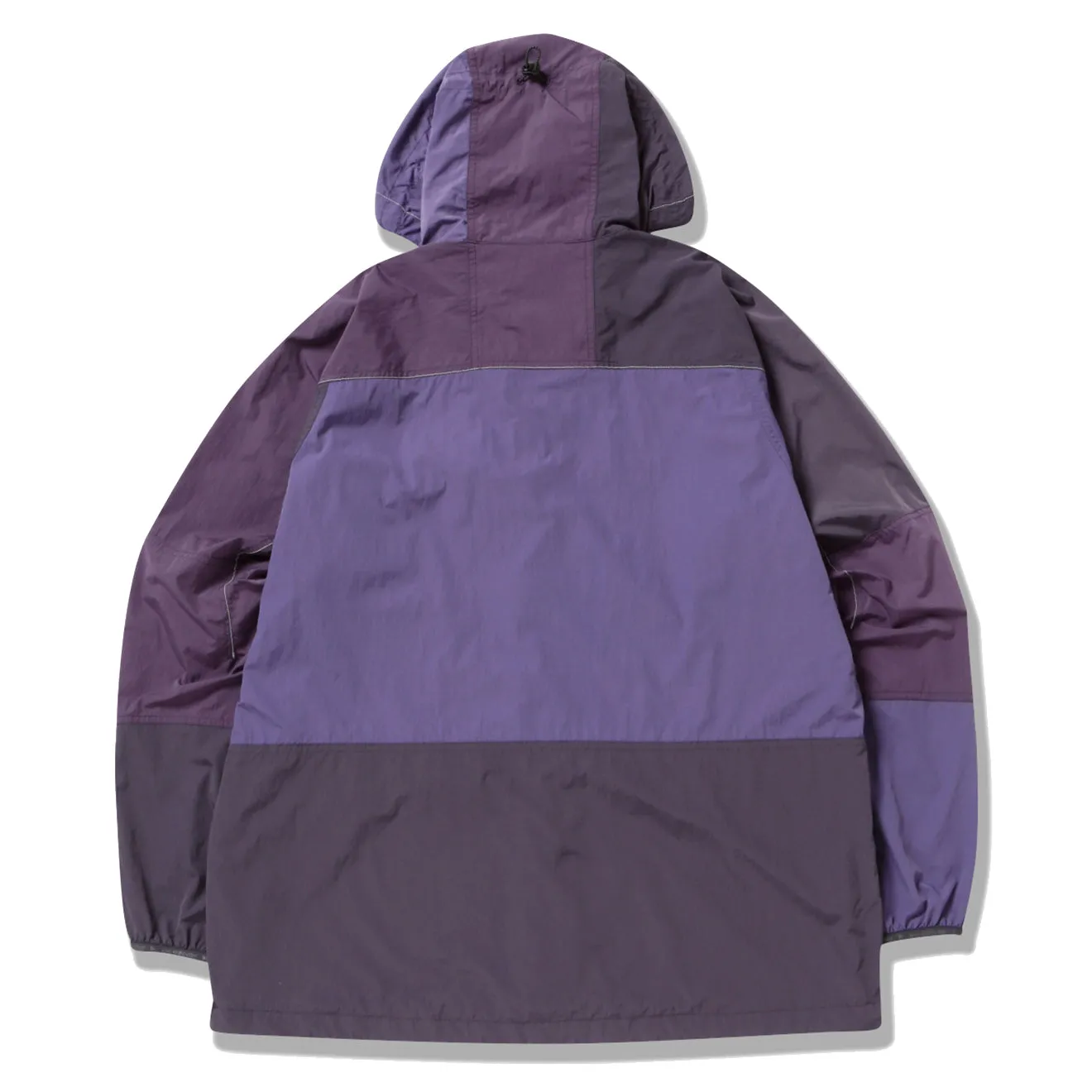 Gramicci x And Wander Women's Patchwork Wind Hoodie Multi Purple