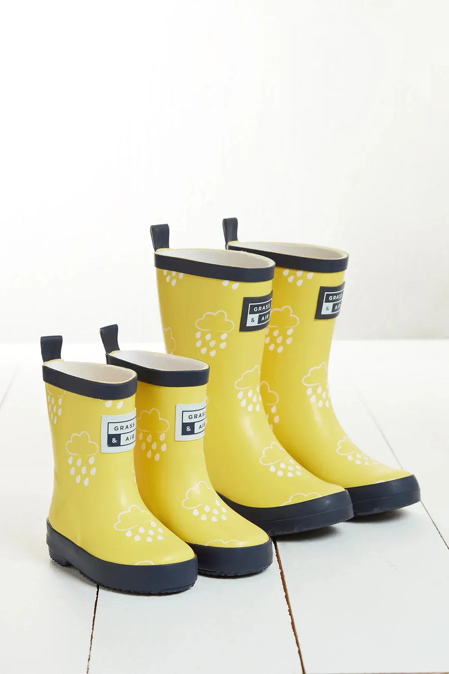 Grass & Air Junior Cloud Adventure Boot Yellow