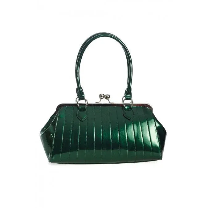 Green Shimmer Rockabilly Handbag