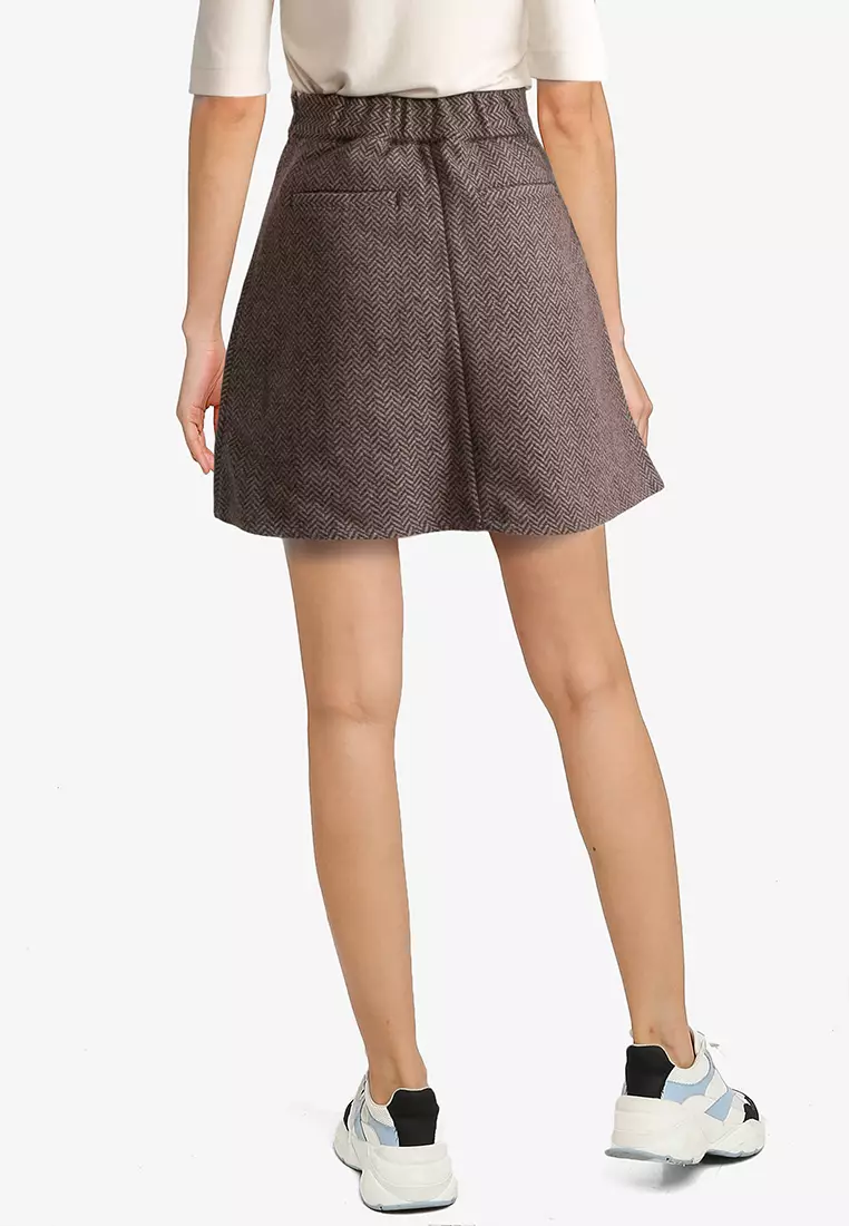 Heather Causal Skirt