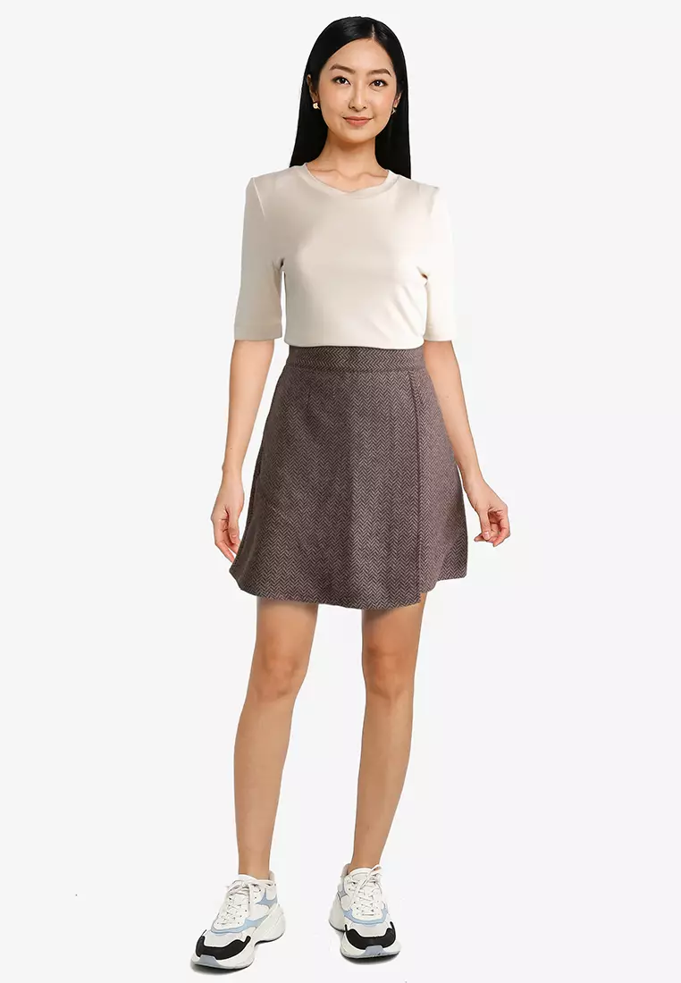 Heather Causal Skirt