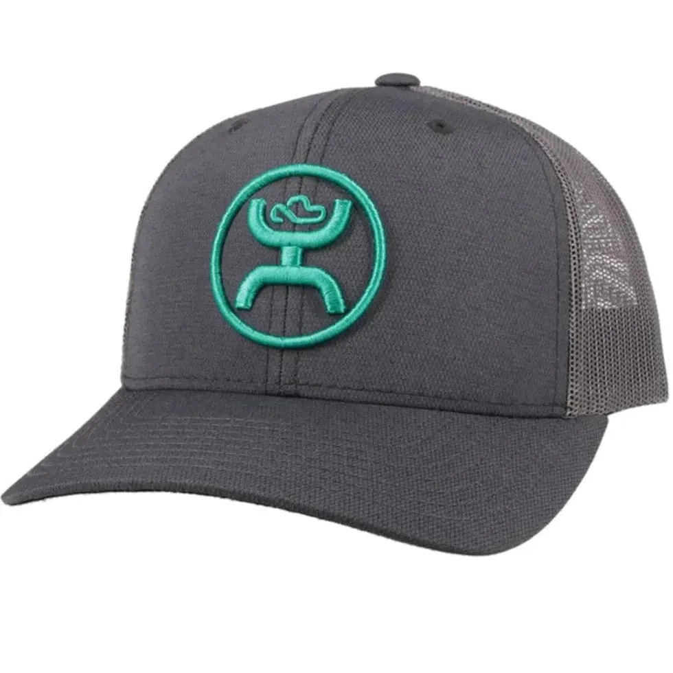 Hooey O Classic Grey and Turquoise Hat