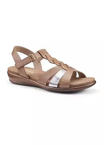 Hotter Valencia Rich Tan Women’s Sandals | Grattan