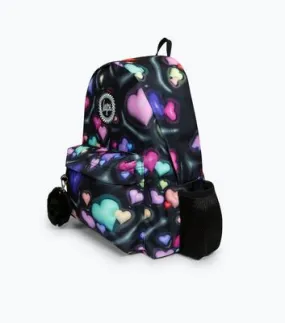 HYPE Multicoloured 3D Heart Print Iconic Backpack New Look