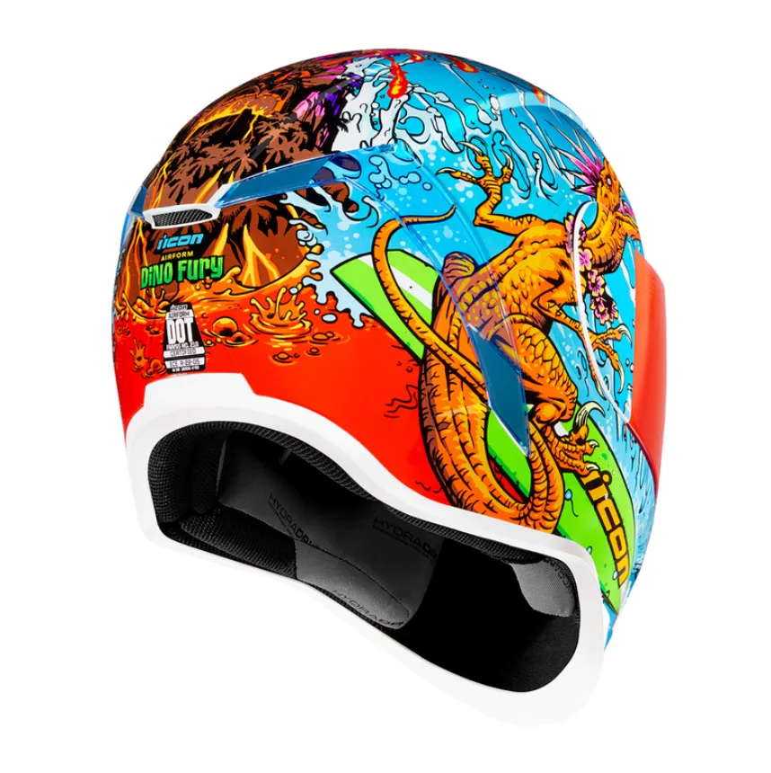 Icon Airform Dino Fury MIPS Full Face Motorcycle Helmet