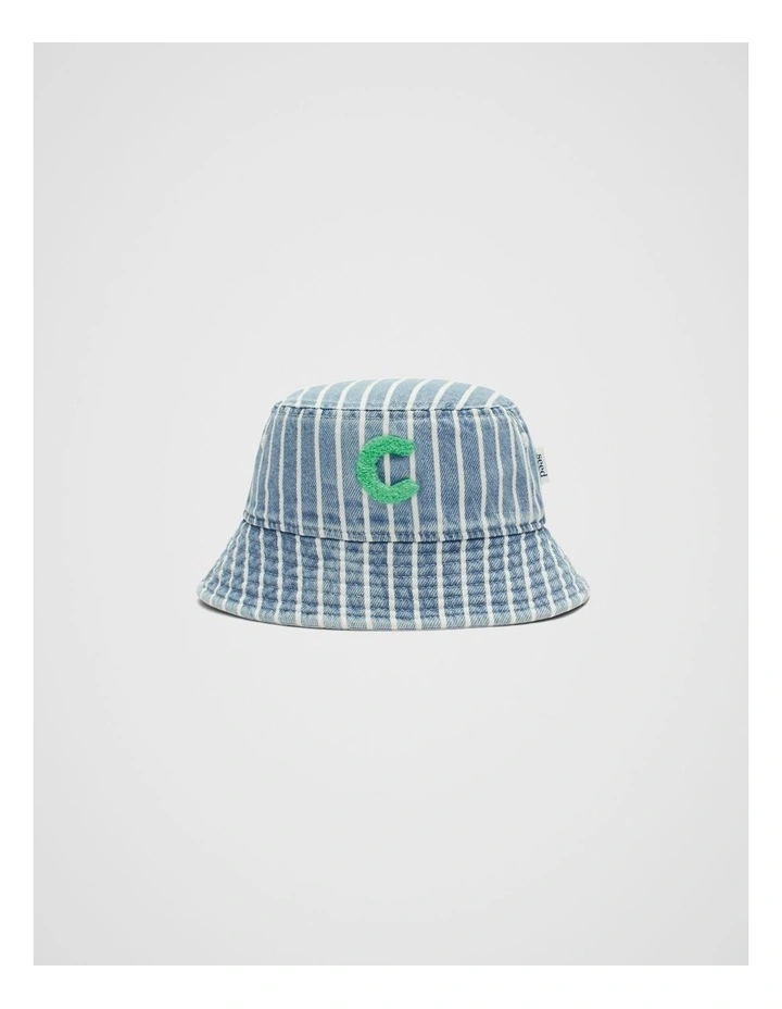 Initial Denim Sun Hat in C