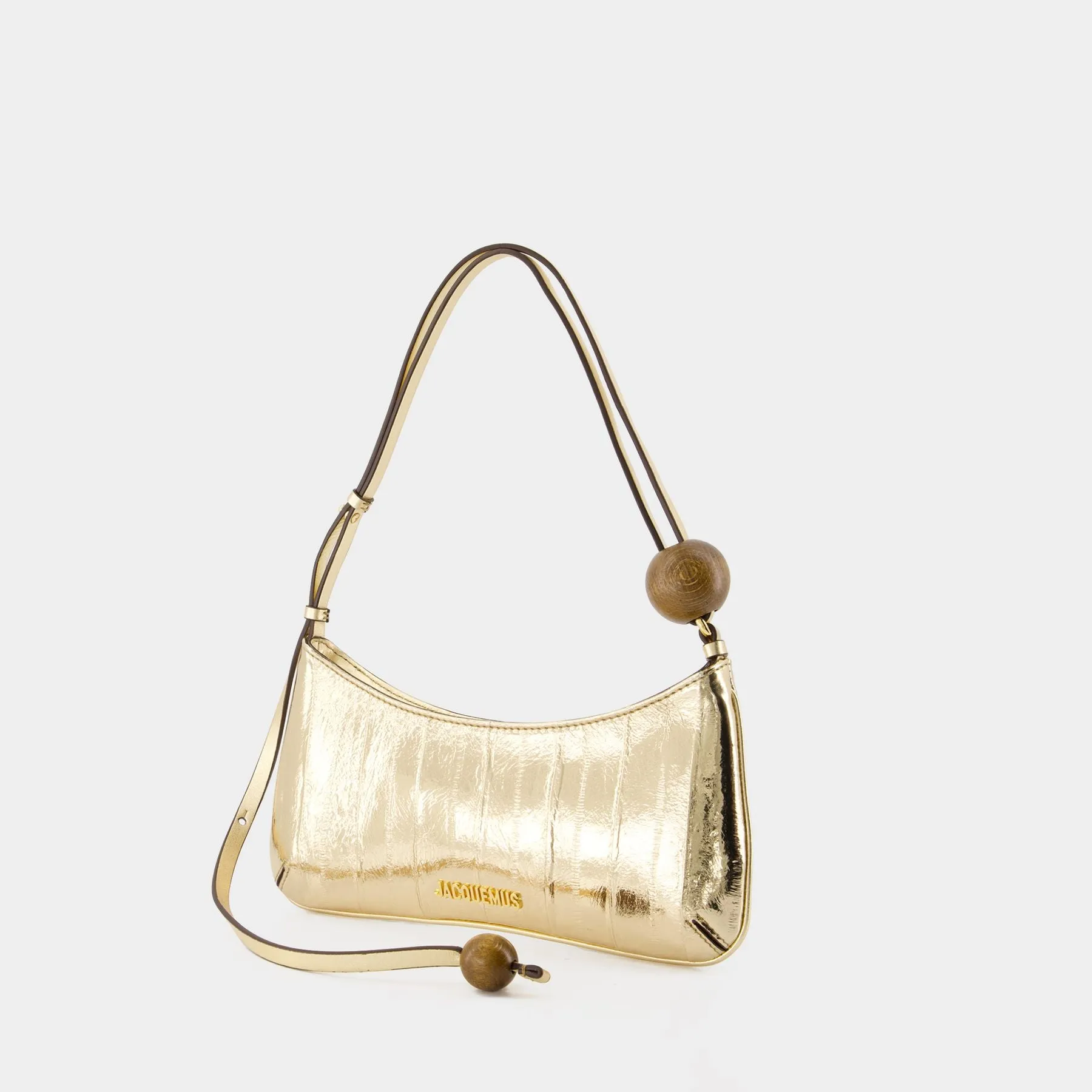 Jacquemus  Le Bisou Perle Bag - Jacquemus - Leather - Gold