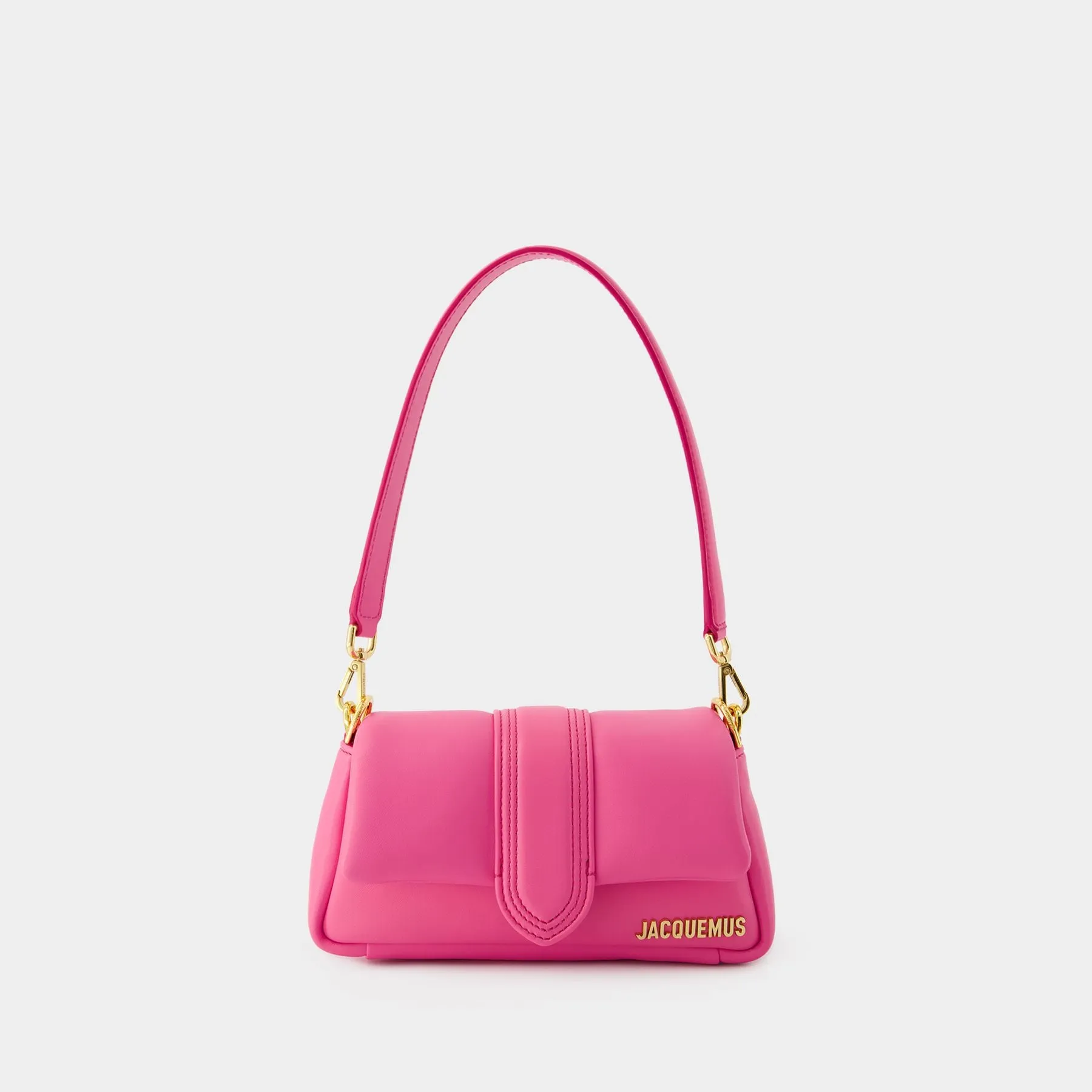 Jacquemus  Le Petit Bambimou Bag - Jacquemus - Leather - Neon Pink