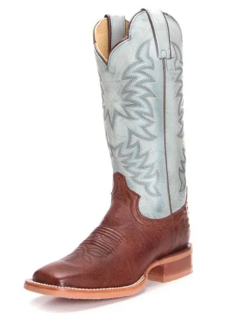 JE702 - Justin Women's Ralston Boot - Antique Smooth Ostrich