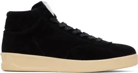 Jil Sander Black Suede High-Top Sneakers