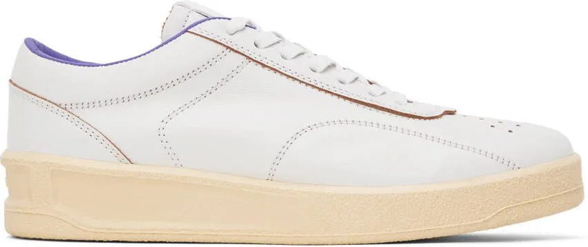 Jil Sander White Low-Top Sneakers