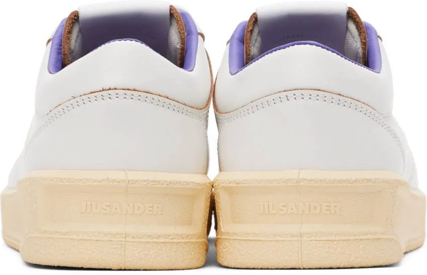 Jil Sander White Low-Top Sneakers