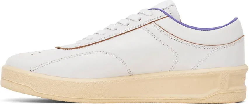 Jil Sander White Low-Top Sneakers