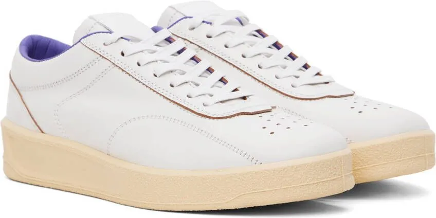 Jil Sander White Low-Top Sneakers