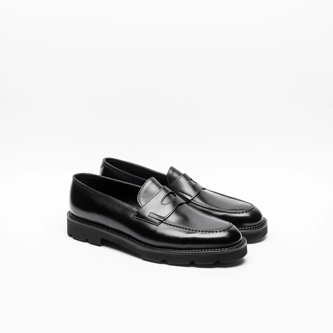 John Lobb John Lobb Lopez New Standard penny loafer loafer in black leather