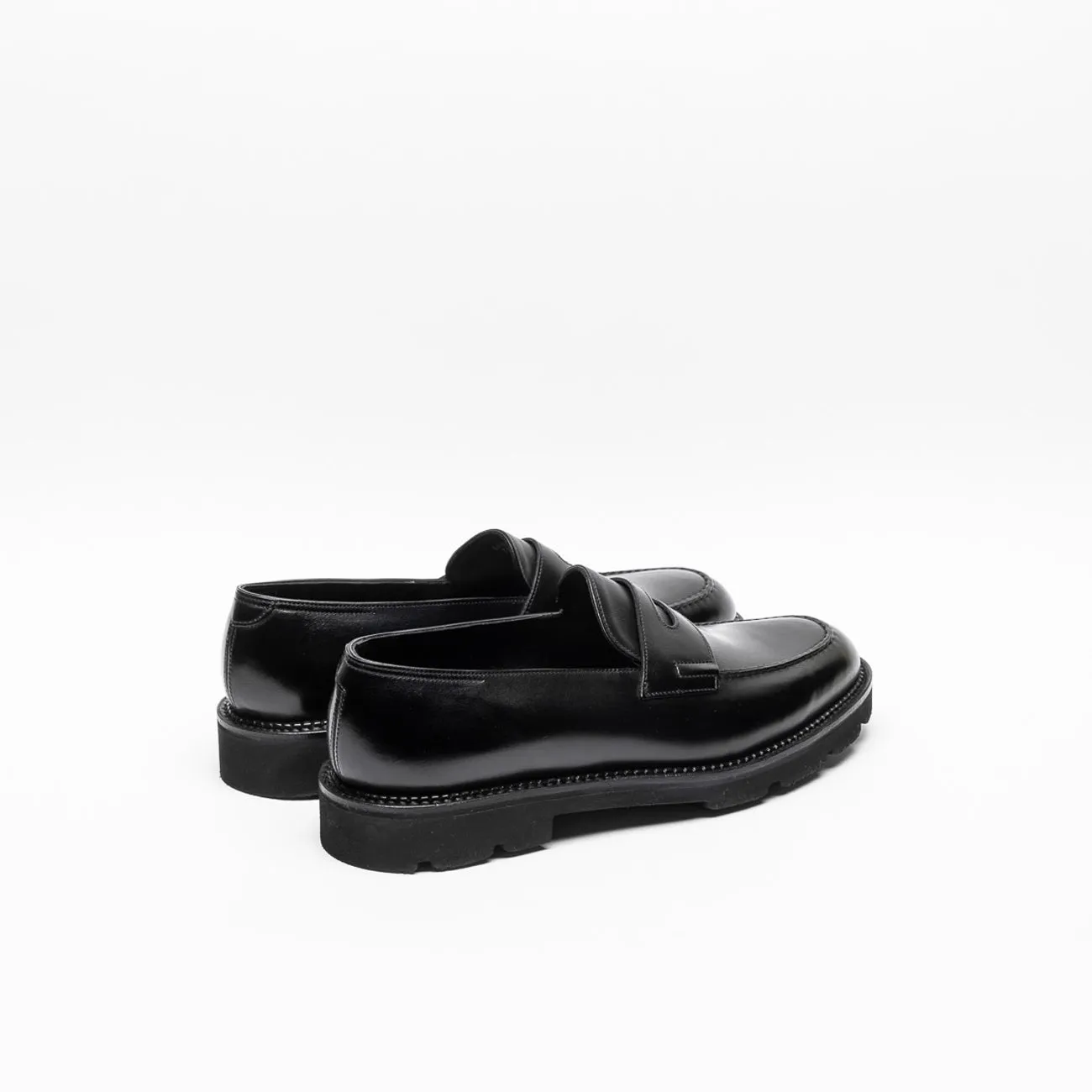 John Lobb John Lobb Lopez New Standard penny loafer loafer in black leather