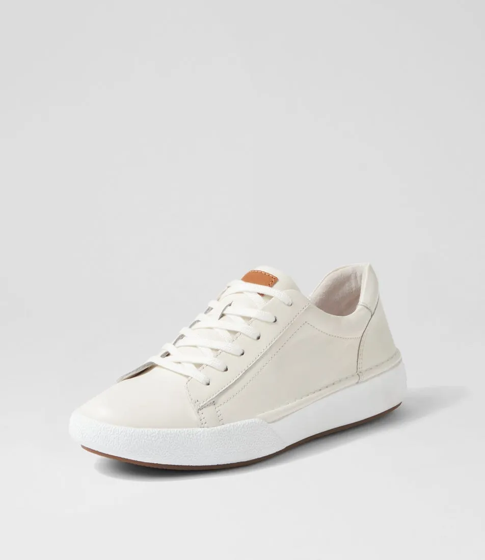 JOSEF SEIBEL Claire 01 Weiss Leather Sneakers