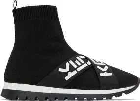 Kenzo Kids Black Sport Trainer Sneakers