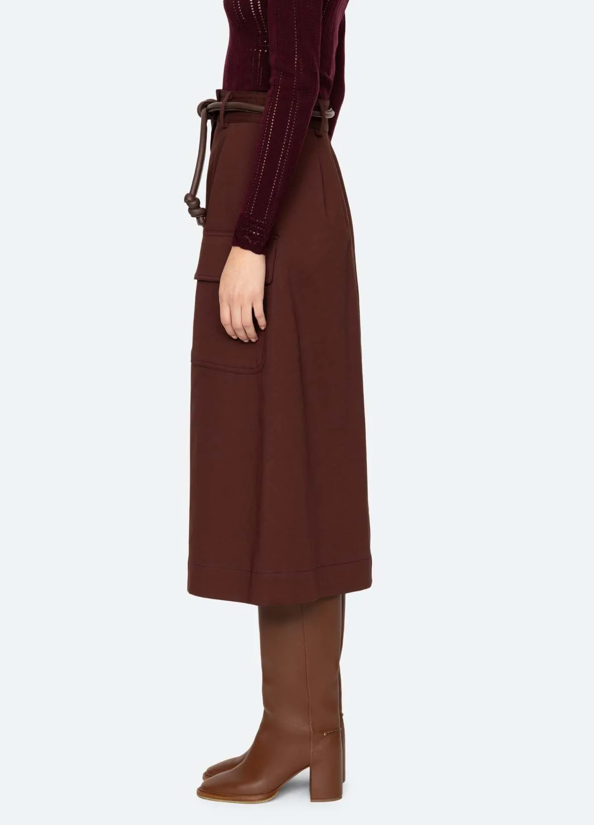 Kerith Skirt - Burgundy