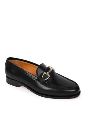 Ladies Leather Snaffle Loafer with Tape