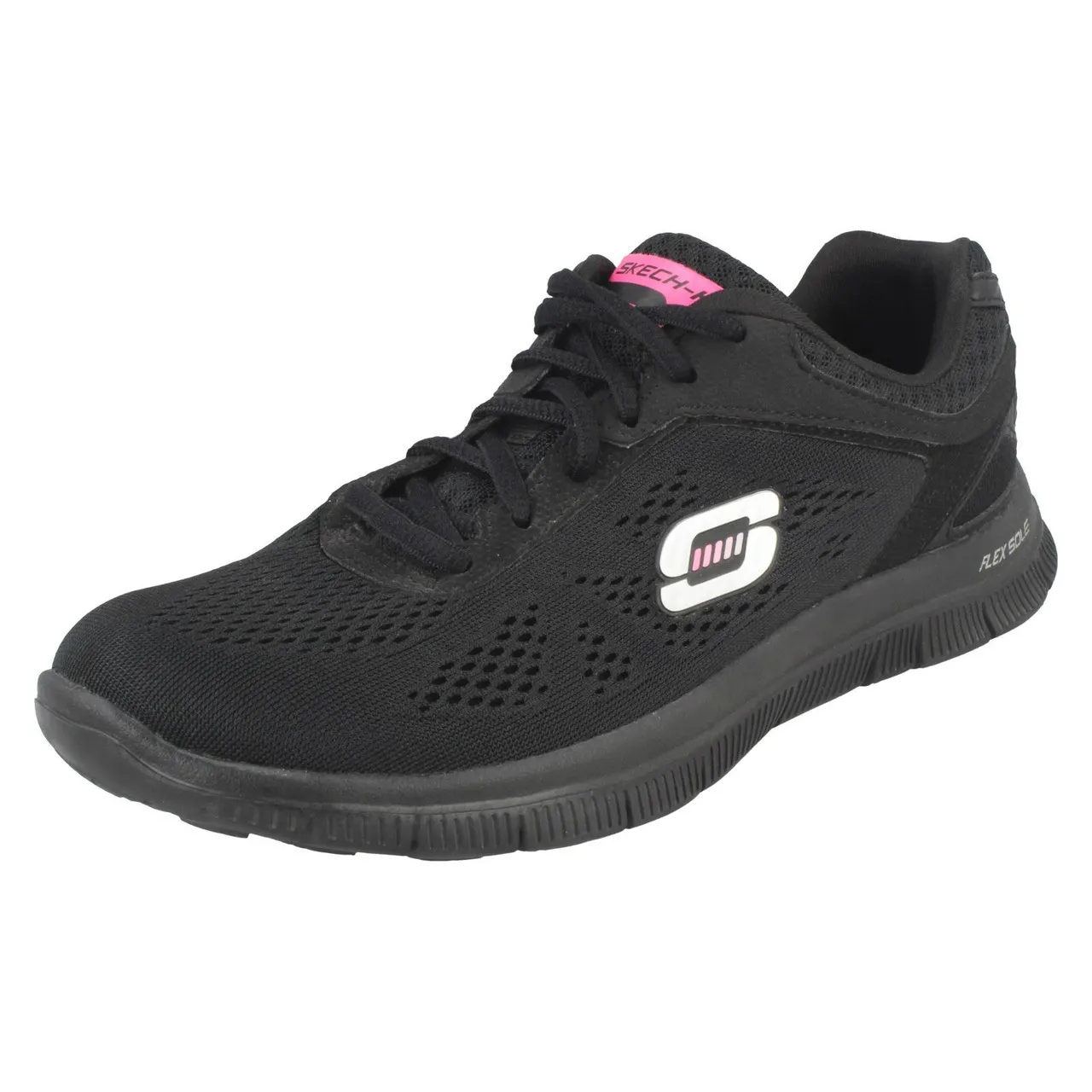 Ladies Skechers Flex Appeal Trainers Love Your Style 117281